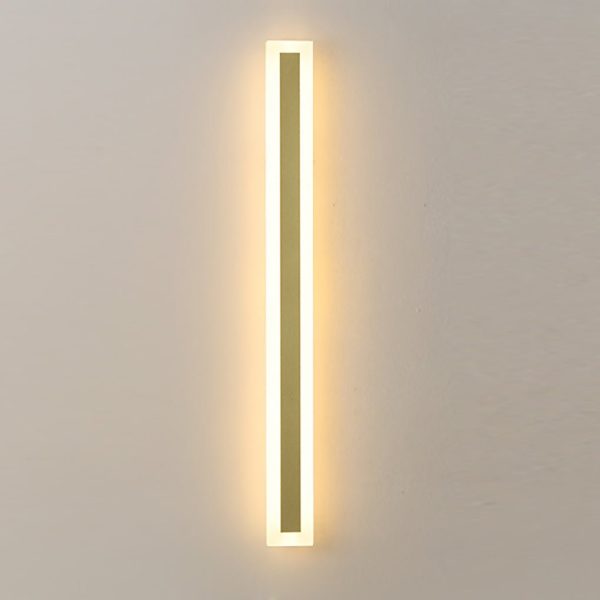Outdoor Waterproof Rust-proof Minimalist Strip LED Wall Sconces Garden Light - Image 10