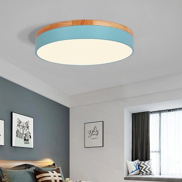 12" Circular LED Modern Ceiling Lights Flush Mount Lighting Ceiling Lamp - Image 4