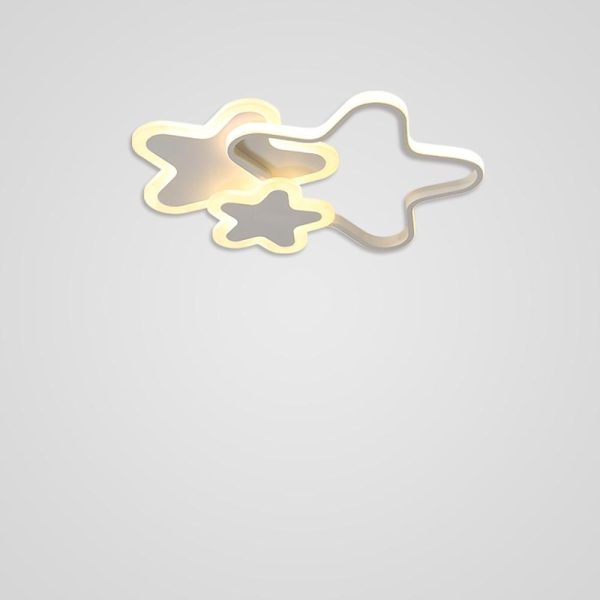 Triple Star Flush Mount Light LED Ceiling Light for Baby Kids Lighting - Image 3