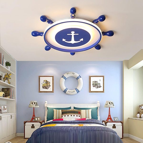 Anchor Insignia Flush Mount Ceiling Light Novelty LED Light - Image 12