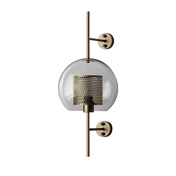 Personalized Creative Retro Industrial Style Corridor Bronze Glass Tank Wall Sconces - Image 13