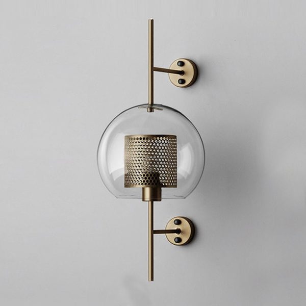 Personalized Creative Retro Industrial Style Corridor Bronze Glass Tank Wall Sconces - Image 11