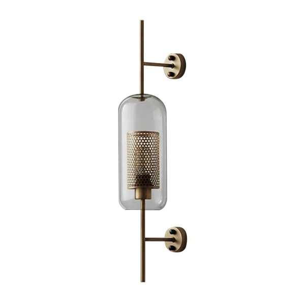 Personalized Creative Retro Industrial Style Corridor Bronze Glass Tank Wall Sconces - Image 12