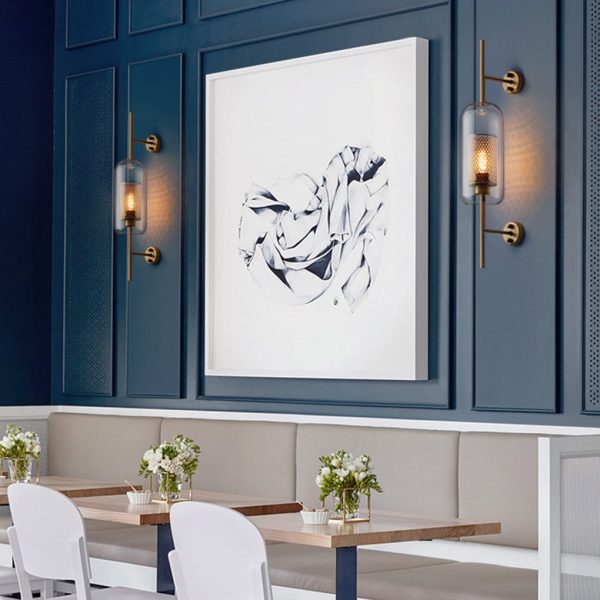 Personalized Creative Retro Industrial Style Corridor Bronze Glass Tank Wall Sconces - Image 8