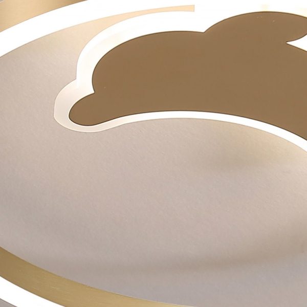 Personalized Creative Romantic Three Color Adjustable LED Dolphin Ceiling Lamp - Image 10