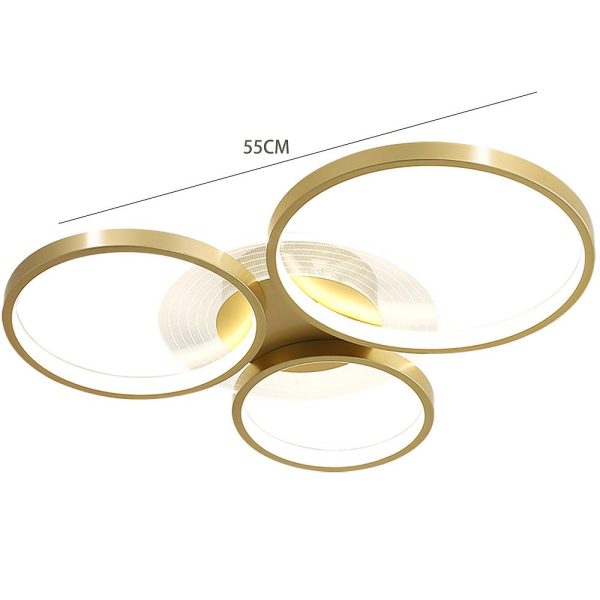 Circles LED Nordic Ceiling Lights Flush Mount Lighting Ceiling Lamp - Image 7