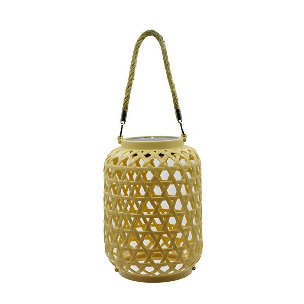 Portable Solar Lanterns Plastic Rattan Solar Hanging Lanterns Outdoor Light LED Solar Garden Lanterns - Image 9