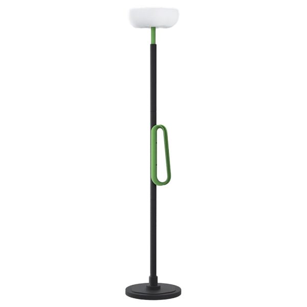 76'' Solar Powered Outdoor Torchiere Floor Lamp - Image 8
