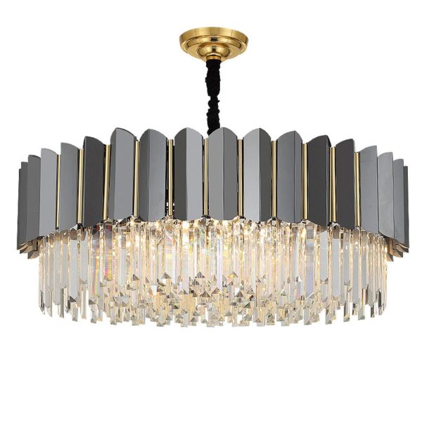Postmodern Personality Three-color LED Home Living Room Crystal Chandelier - Image 6