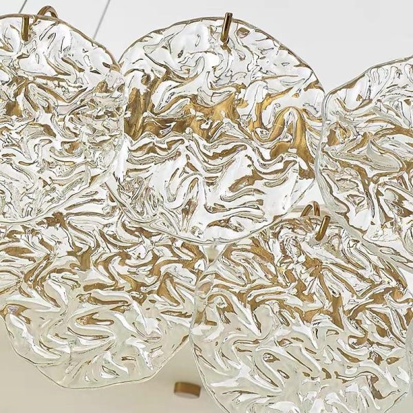 Shell Chandeliers Glass Acrylic LED Kitchen Dining Room Lighting Ceiling Light - Image 4