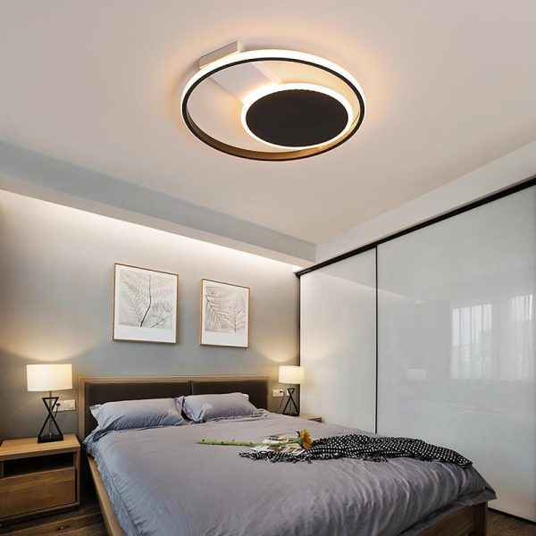 Dual Circle Flush Mount Lights LED Bedroom Ceiling Lights - Image 7