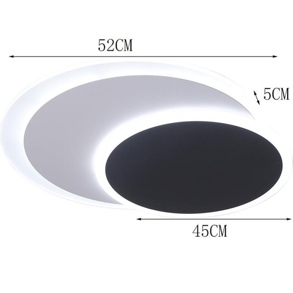 2 Circle Flush Mount Ceiling Light for Living Room LED Baby Kids Lights - Image 3