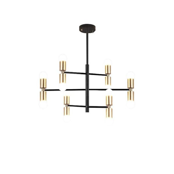 6 Lights LED Modern Sputnik Chandelier Pendant Light Hanging Lamp - Image 8