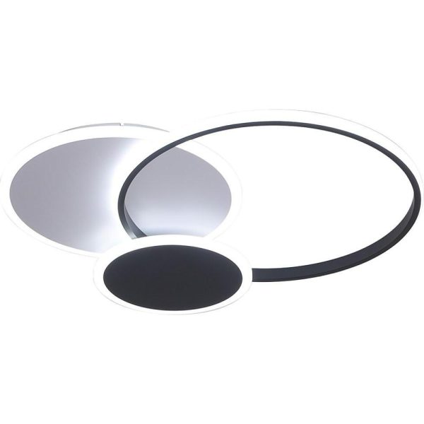 3 Circle Artistic LED Flush Mount Ceiling Light for Bedroom - Image 5