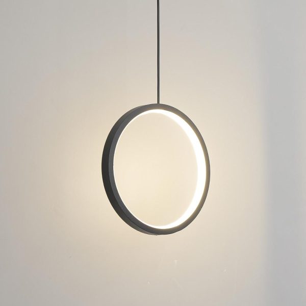2 Light Round Modern Pendant Lighting Vintage Metal LED Ceiling Light - Image 5