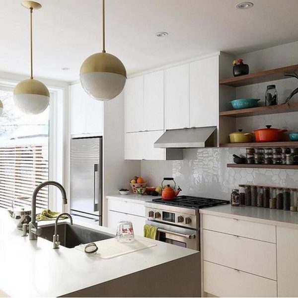 Glass Globe Shaped LED Nordic Pendant Light Chandeliers Hanging Lamp - Image 2