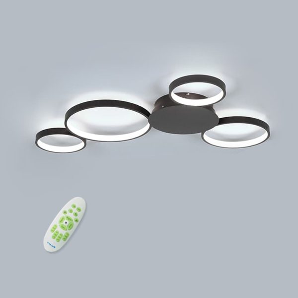 Multi Circle Flush Mount Ceiling Light Modern LED Light - Image 2
