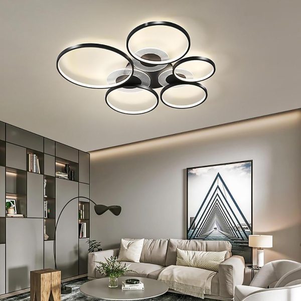 Circles LED Nordic Ceiling Lights Flush Mount Lighting Ceiling Lamp - Image 2