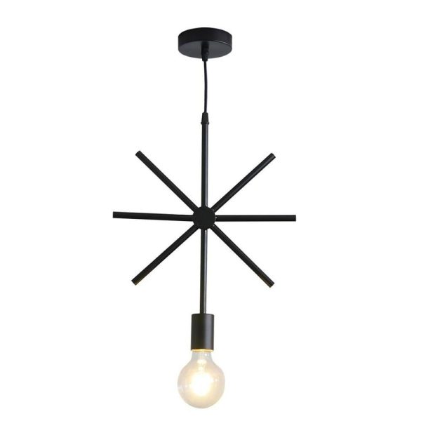 Metal Black and Gold Pendant Light Rounded Square Pendant Lighting - Image 14