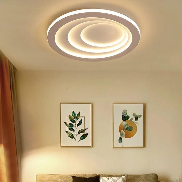 4 Graduated Circles LED Nordic Ceiling Lights Flush Mount Lighting - Image 3