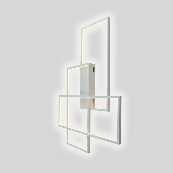 Rectangular Hybrid Modern Flush Mount Ceiling Light With 1 Central LED Light - Image 16