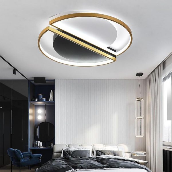 Rectangle Round LED Modern Flush Mount Lighting Ceiling Lights Chandeliers - Image 3