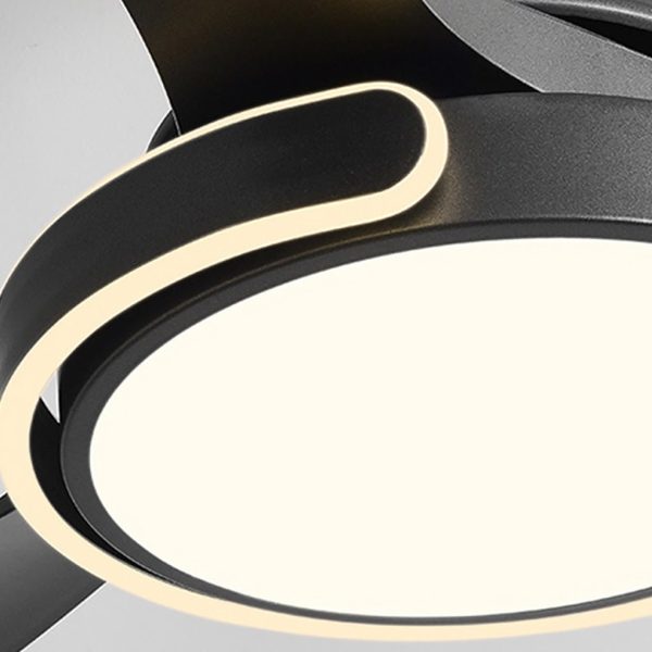 Remote Control Variable Frequency Dimming Integrated Ceiling Fan Light Supports Forward and Reverse - Image 11