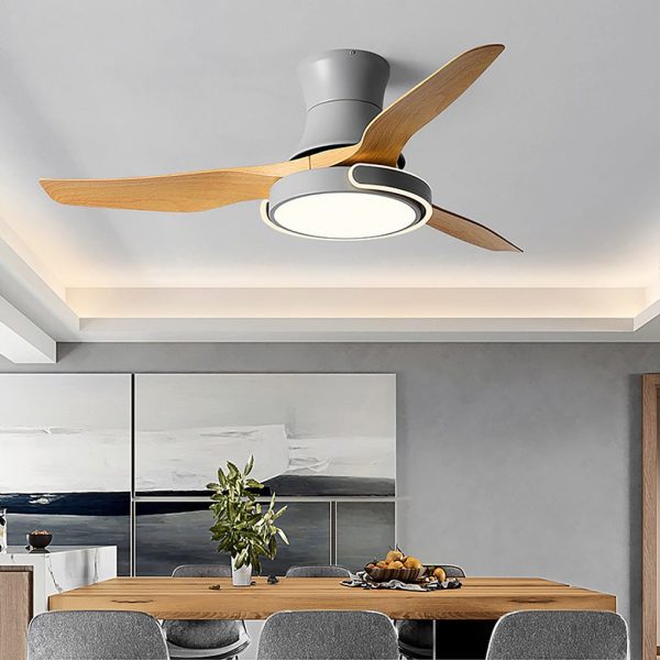 Remote Control Variable Frequency Dimming Integrated Ceiling Fan Light Supports Forward and Reverse - Image 10