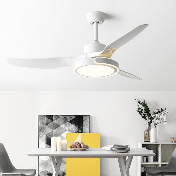 Remote Control Variable Frequency Dimming Integrated Ceiling Fan Light Supports Forward and Reverse - Image 4