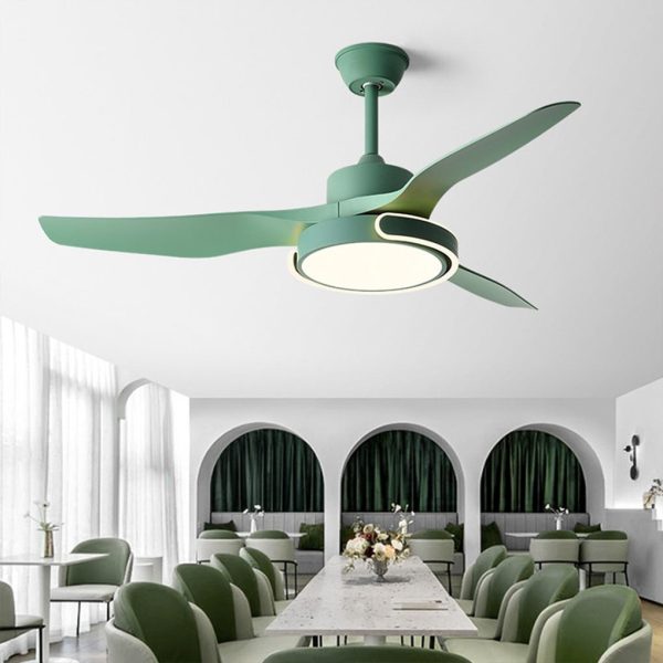 Remote Control Variable Frequency Dimming Integrated Ceiling Fan Light Supports Forward and Reverse - Image 5