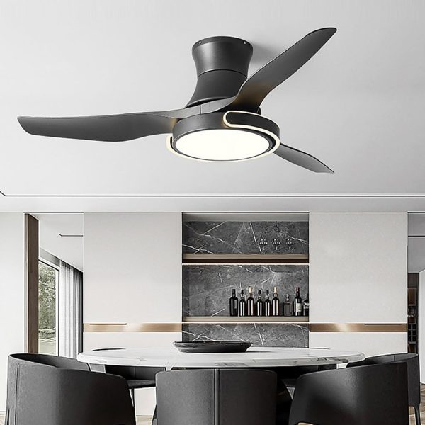Remote Control Variable Frequency Dimming Integrated Ceiling Fan Light Supports Forward and Reverse - Image 7