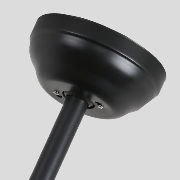 Retro Industrial Style Unique Iron Ceiling Fan Light with Remote Control - Image 5