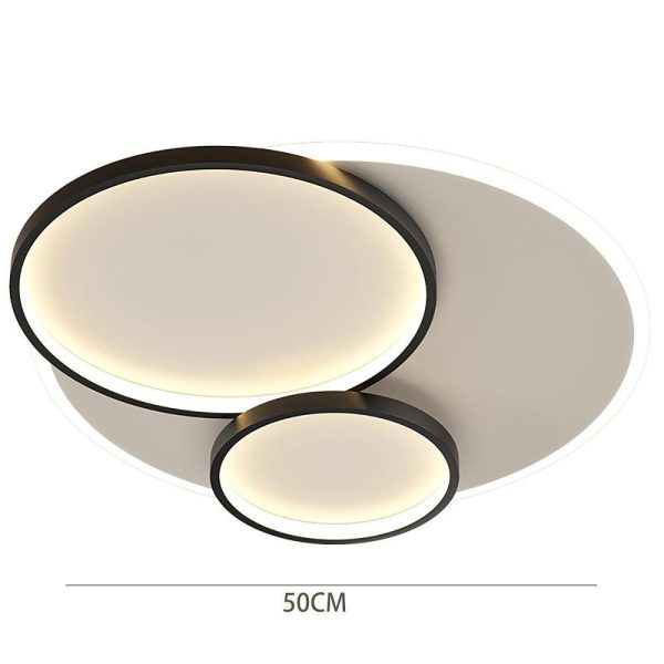 3 Circles Metal Modern Style Design Flush Mount Lighting LED Bedroom Ceiling Lights - Image 8