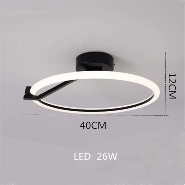 Rings Flush Mount Ceiling Light Abitrary LED Light - Image 5