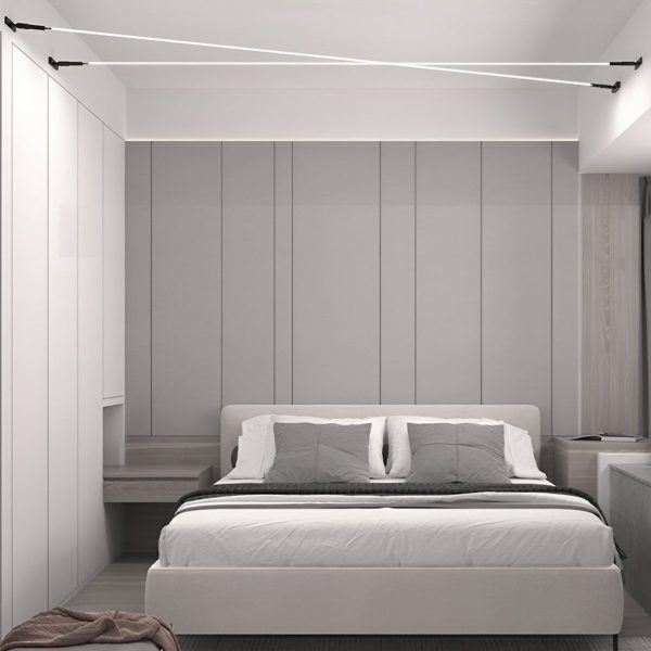 Rotatable Skyline Linear LED Lights Slim Steel Line Ceiling Light - Image 8