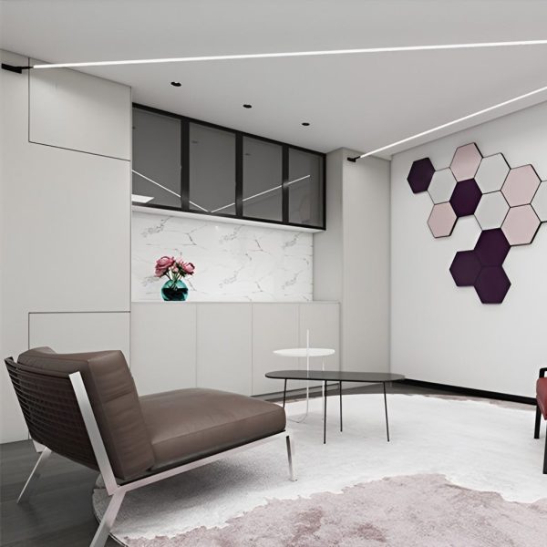 Rotatable Skyline Linear LED Lights Slim Steel Line Ceiling Light - Image 5