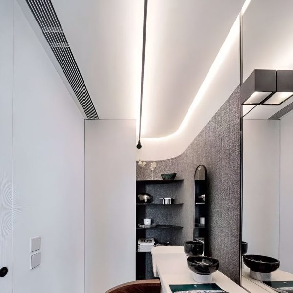 Rotatable Skyline Linear LED Lights Slim Steel Line Ceiling Light - Image 2