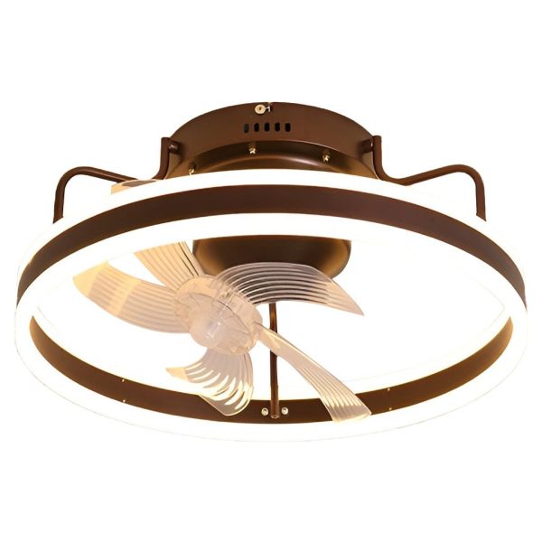 Round 360?? Rotating Dimmable LED Silent Ceiling Fan Light with Remote Control - Image 8