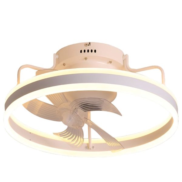Round 360?? Rotating Dimmable LED Silent Ceiling Fan Light with Remote Control - Image 9