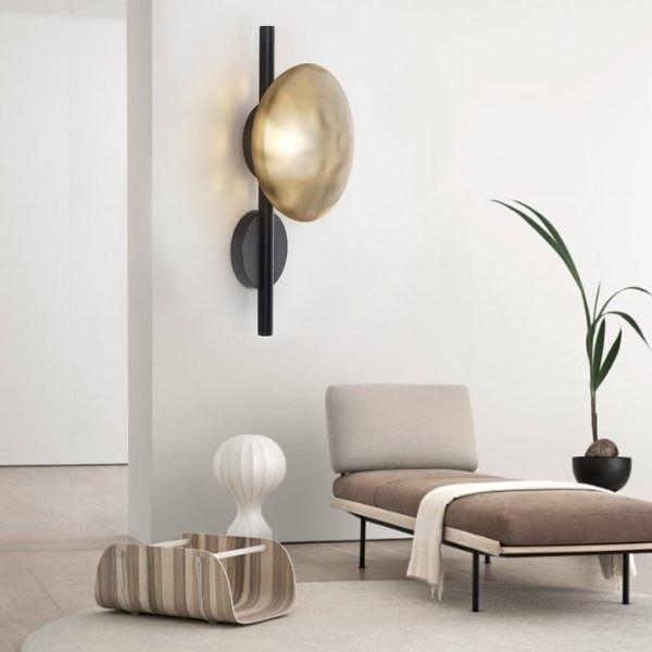 Round Glass Shell Design Wall Sconce Modern Bedside & Study Wall Lamp - Image 8