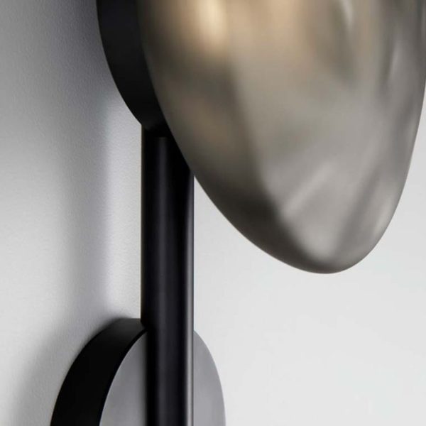 Round Glass Shell Design Wall Sconce Modern Bedside & Study Wall Lamp - Image 9