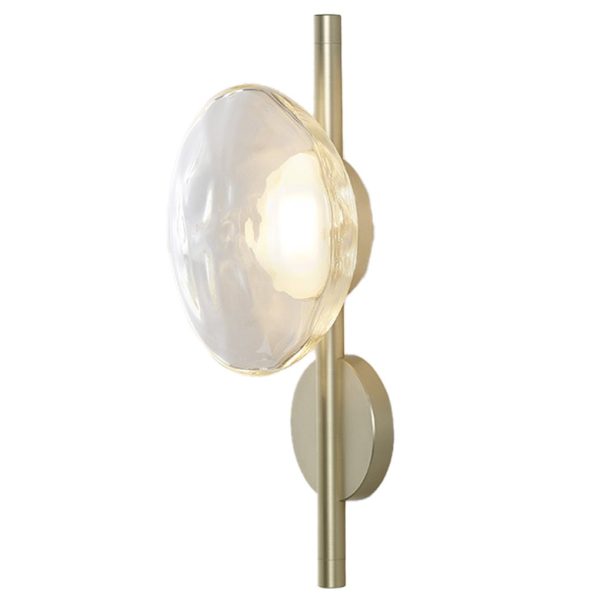 Round Glass Shell Design Wall Sconce Modern Bedside & Study Wall Lamp - Image 15