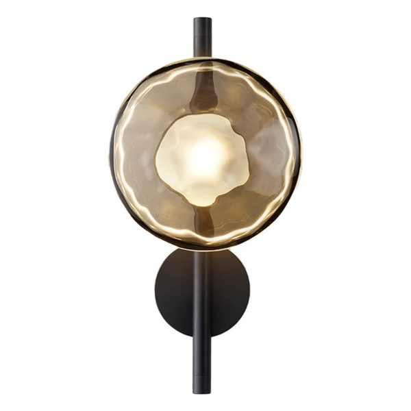 Round Glass Shell Design Wall Sconce Modern Bedside & Study Wall Lamp - Image 16
