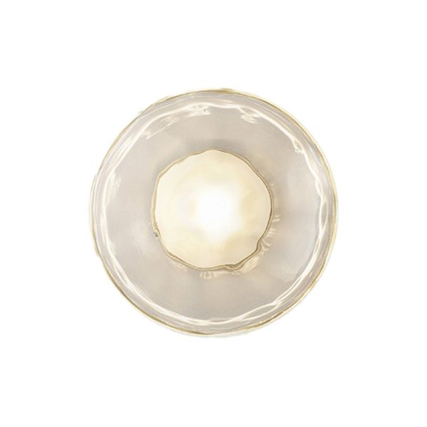 Round Glass Shell Design Wall Sconce Modern Bedside & Study Wall Lamp - Image 11