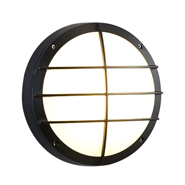 Round Outdoor Waterproof Wall Lamp LED Ceiling Lights Courtyard Balcony Sconce - Image 9