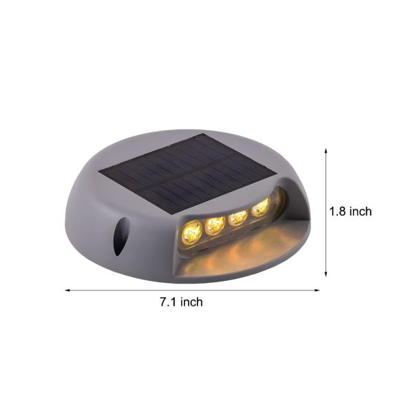 Round Solar LED Step/Deck Light - Image 5