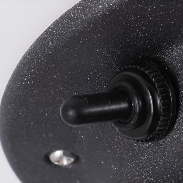 Round UFO-shaped LED Waterproof Solar Modern Outdoor Sconces Wall Lamp - Image 9