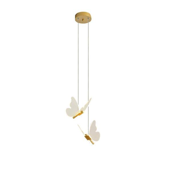 Butterflies Shaped LED Nordic Pendant Light Hanging Lamp Island Lights - Image 7
