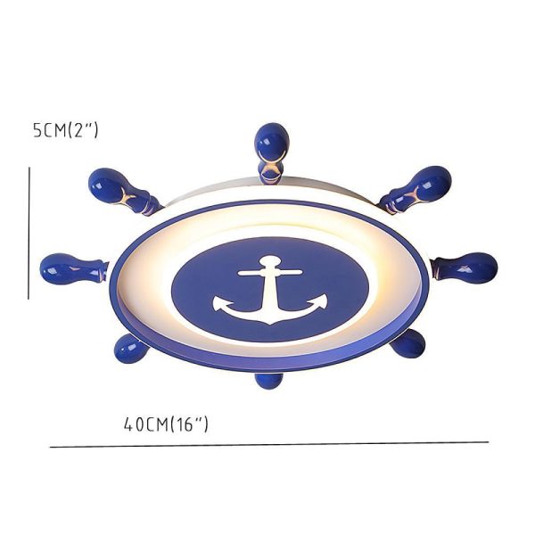 Anchor Insignia Flush Mount Ceiling Light Novelty LED Light - Image 14