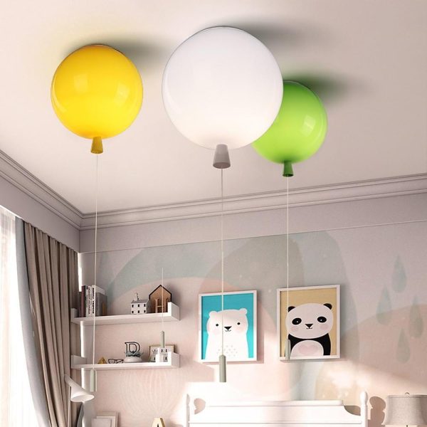 Acrylic Airballoon Shaped LED Novelty Style Flush Mount Lighting Ceiling Light - Image 2